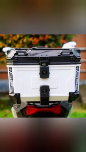 CAUTION - ALLOY TOPBOX REFLECTORIZED STICKERS FOR 45/55L (PAIR) FADE WATER SCRATCH PROOF