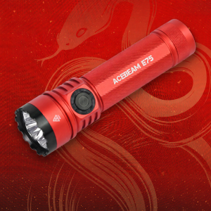 Acebeam E75 Đèn Pin Chiến Thuật 4500 Lumen Siêu Sáng Dùng Ngoài Trời Cắm Trại Leo Núi Sạc Type-C 7 Chế Độ Chống Nước IP68 Đèn Pin EDC