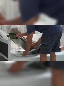 พนักพิงผู้ป่วย พนักพิงหลัง ไม่ขึ้นสนิม สีไม่ลอก มีที่พักแขนปรับได้6ระดับ พนักพิงหลัง สำหรับผู้ป่วยติดเตียง บนเตียง มีที่พักแขนเบาะรอง พับได้ บนเตียง เก้าอี้พนักพิงผู้สูงอายุ อัมพาต อดทน ขายึดพนักพิง เก้าอี้ปรับนอน