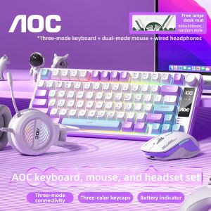 AOC | Bộ Bàn Phím Chuột Không Dây và Tai Nghe