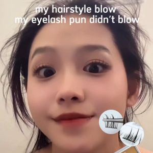 EYESCO Glue-Free Eyelash【Readystock🇲🇾Contact lens】48 cluster per box｜1 month used｜Suitable for sensitive eyes｜Suitable for travel