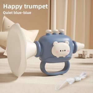 MONLEYTA | Childrens Toy Small Trumpet Baby Infant Blow Music Instrument Whistle Harmonica Blowable Siren Whistle Plastic Toys For Boys And Girls