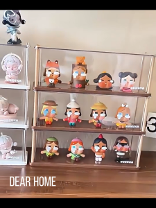 Dear Home กล่องอะคริลิคเก็บตุ๊กตา กล่องเก็บ PopMart วางซ้อนกันได้ด้วยแม่เหล็ก ที่ใส่ตุ๊กตา