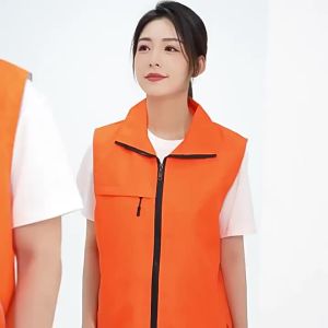 JINGYALUODI | Custom Printed Logo Volunteer Cashier Cleaner Vest