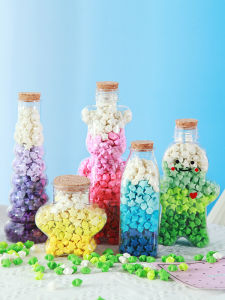 Plastic Wish Bottle Empty Transparent Drifting DIY Ocean Bead Rainbow Bottle Childrens Handcraft Home Decor Creative Star/Bottle