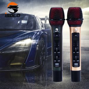 iSOLO Wireless Car Microphone Single Handheld Wireless Car Mic Connect by Car FM Frequency Compatible All Car With FM Radio Function + FM Transmitting Antenna