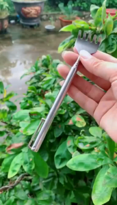 Cây Gãi Lưng INOX Kéo Dài Rút Gọn 53cm - Tay Gãi Siêu Đỉnh - Cây gãi ngứa loại tốt hàng có sẵn giao nhanh