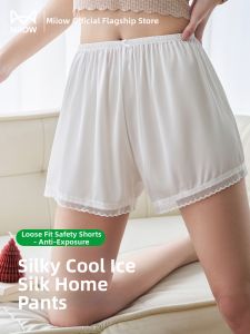 MiiOW | Thin Ice Silk Anti-See-Through Lace Edged Shorts