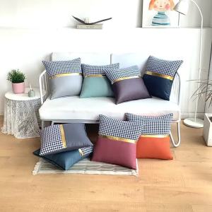 Imitation Leather Tech Fabric Thickened Pillow Cover