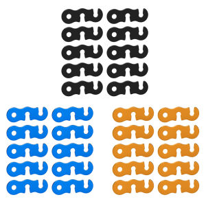 【New Arrival】10pcs Camping Tent Cord Wind Rope Buckle Aluminum S-Type Tensioners Fastener