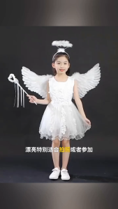 【READY STOCK】Fairy Wand Headband Props/Angel Feather Wings Costume/Childrens Day Halloween Costume/Adult Stage Props