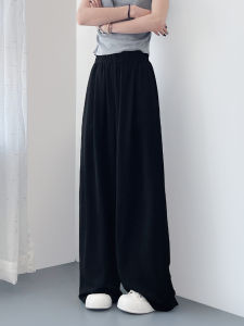 plus Size Summer New Style Thin Lyocell Casual Pants Women Loose Slimming Wide Leg Ice Silk Pants High Waist Trousers