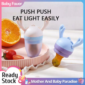 Baby Fruit Food Feeder & Deer Antler Handle Design Pacifier