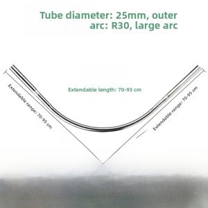 Waterproof Bath Curtain Set L-Shaped Shower Room Partition Curtain Nordic Style PEVA Material Fresh Trend for Everyone