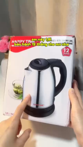 ẤM SIÊU TỐC INOX 1.8L HAPPY TIME HTD1081 - Công suất 1500W chất liệu thép không gỉ cao cấp