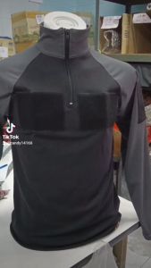 เสื้องานป้องกัน ดับเพลิง รุ่นดำแขนเทา รุ่นใหม่