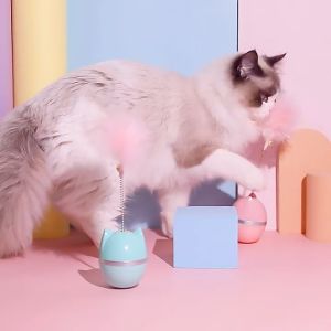 Cat Tumbler Toys Feather Interactive Cat Teaser