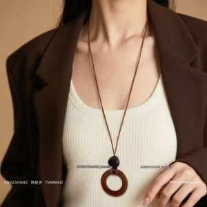 Long Bohemian Beaded Necklace for Women