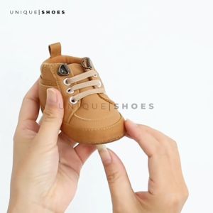 Sepatu Bayi BOOTS Prewalker Murah Usia 0 3 6 9 12 Bulan - Sepatu Anak Bayi Prewalker Perempuan Laki Laki Terlaris - Baby Shoes Prewalker SoftSole Nyaman Anti Slip