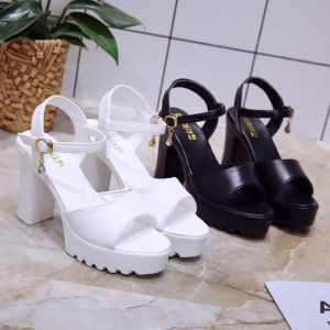 Best Selling Sandals Heels Korean Style Block Heels Hot Mules(Add 1 Size Heel:3 Inches)