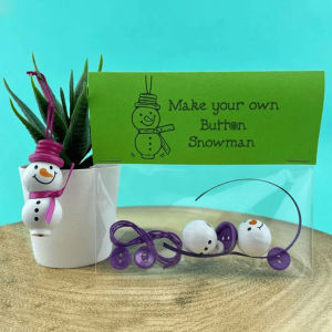 ชุดทำตุ๊กตาหิมะปักกระดุมคริสต์มาสแบบใหม่ ชุดงานฝีมือปักกระดุมซานต้า รูปทรงต้นคริสต์มาส ของตกแต่งแขวน