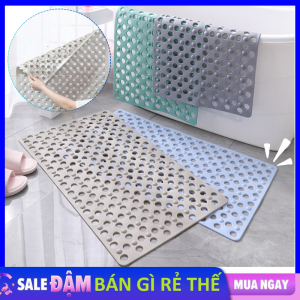 Thảm Lót Sàn Nhà Tắm Có Hạt Massage Chân Bằng Nhựa PVC Có Giác Hít Thoát Nước - Thảm Chống Trượt Thảm Nhà Tắm Thảm Trải Sàn 70x46cm