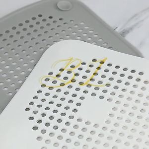 JOL-FASHION 1pc Square Silicone Kitchen Sink Strainer Bathroom Shower Drain Cover