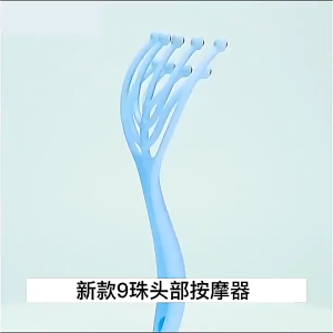 5/9 Claws Head Massager with Steel Ball Neck Scalp Massage Roller Comb Smooth Meridians Body Relaxation Head Spa Stress Relief Tool Portable Hand Held Massgers Head Care Tools