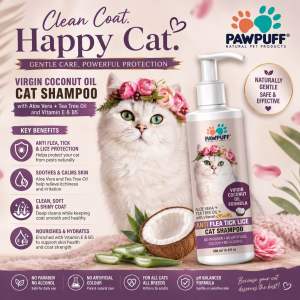 PAW PUFF Cat shampoo virgin coconut 500ml