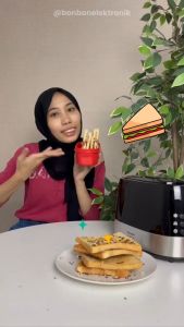 SHARP Toaster Panggangan Roti KZ-2S02-BK