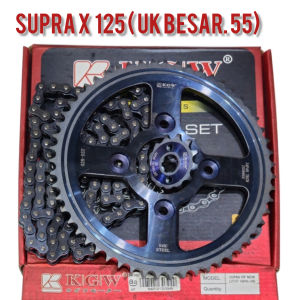 GEAR SET SUPRA X 125 BLACK SERIES UKURAN 55