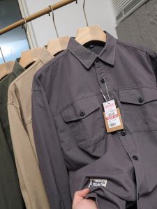 Amekaji Cotton Twill Autumn Workwear Shirt: A Casual Work Attire Must-Have