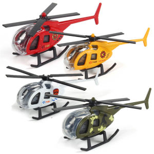 1:64 Simulation Children Helicopter Toys Alloy Aircraft Model Military Ornaments Kids Boy Toy Birthday Gift Cannot Fly