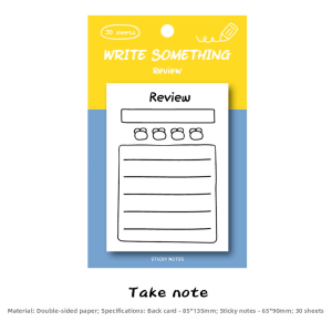 Colorful Desktop Sticky Notes Book Portable to Do List Plan Organizer Remindable Tearable Adhesive Business Supplies