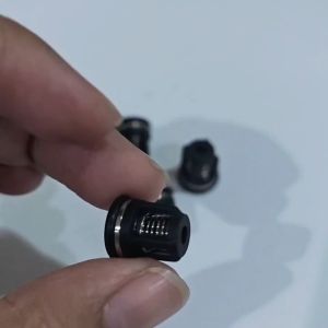 INDOBASE Part Klep Pompa Karet Bawah D10x12mm Hitam 1 Pcs