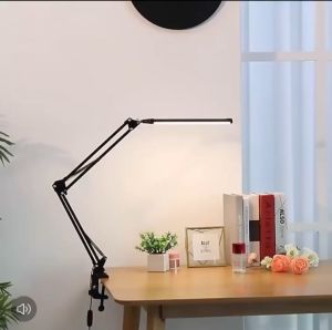 3 Light Colors LED Desk Table Lamp Study Table Light Eye Protection Office Bedroom Lighting Lampu Meja with Rotatable Cl