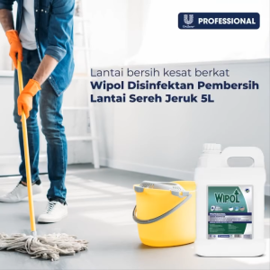 Wipol Professional Disinfektan Bkc Pembersih Lantai Sereh Jeruk 4.5 L Jerigen promo