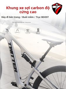 Twitter | Full Suspension Carbon Fiber Thru-Axle Elevating Hydraulic Disc Brake Mountain Bicycle