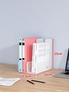 Evesigar | Desk Organizer For Document Storage Bookshelf File Rack