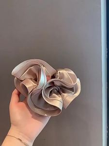 Phụ Kiện Tóc Kiểu Hàn Quốc Dây Buộc Tóc Satin Chun Buộc Tóc Nơ To Bản Kiểu Dáng Đơn Giản Thanh Lịch Phong Cách Mới Dành Cho Nữ.