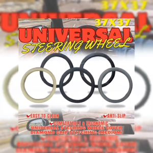 GECA UNIVERSAL STEERING WHEEL COVER DIAMOND GRIP (MEDIUM)