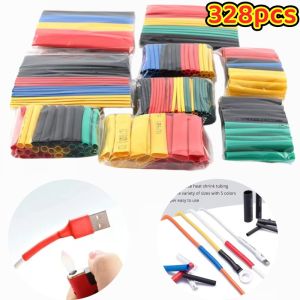 Heat Shrink Tube Kit Thermoresistant Tubing Heat Shrink Wire Wrapping Electrical Connection Cable Insulation Sleeved Protecter