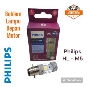 Bohlam lampu depan motor LED Philips HL - HS1 6500 K kaki 3 12 V H4 ultinon essential