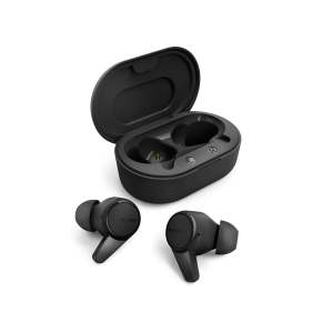 Philips T1207 True Wireless Headphones with up to 18 Hours Playtime and IPX4 Water Resistance Black