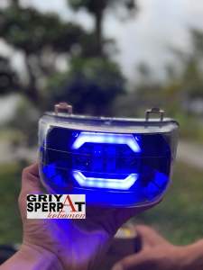 lampu depan supra x Lama daymaker led