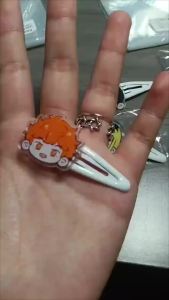 6Pcs/Set Anime Haikyuu Hair Clips for Girls Clip Pins BB Hairpins Hinata Shoyo Tobio Kageyama Kei Tsukishima sugawara koushi Kozume Kenma Acrylic Barrettes Girls Styling Gift