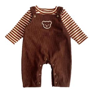 Cute Corduroy Baby Jumpsuit