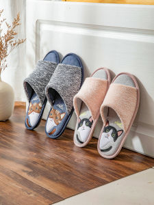 Dép Vải Lanh Cotton Mùa Xuân Hè Chống Trượt Trong Nhà Cho Nam Và Nữ Đế Mềm Thoải Mái Thoáng Khí Thoáng Khí