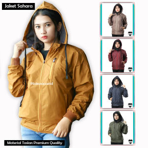 BLESSHER Jaket Motor Wanita Model SAHARA Bahan Parasut Taslan Anti Air Bayar Ditempat COD Terlaris