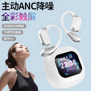 Newly Released Wireless Bluetooth Eyeg Glass TranslatioSmart High-fidelity ENC Sound Reduction with Color Screen Control AI Translation Earhangs